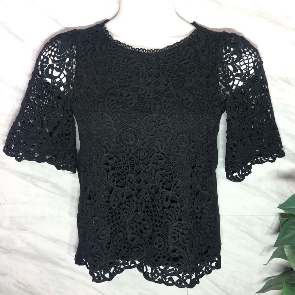 Anthropologie Eri + Ali Lace Top XS